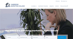 Desktop Screenshot of marketingcollege.com