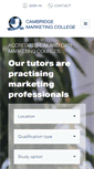 Mobile Screenshot of marketingcollege.com